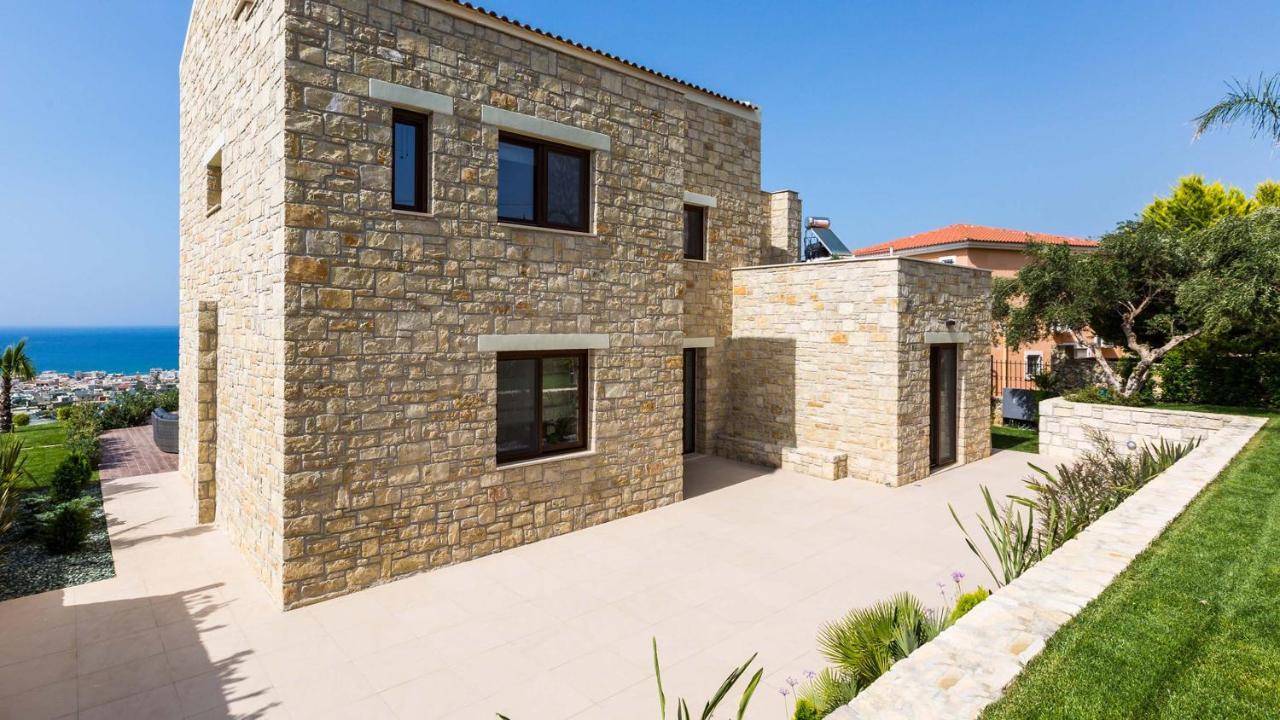 Villa Emilia I Luxury, Amazing Seaview, Next To The Town Kissamos Luaran gambar